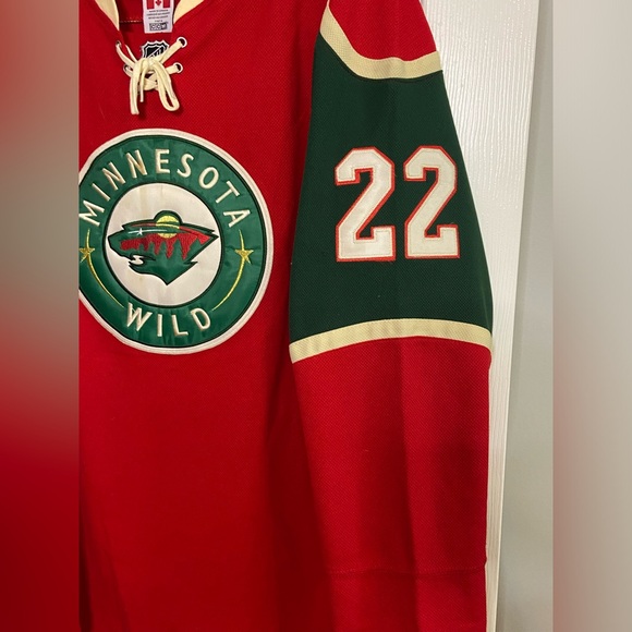 Reebok Premier NHL Jersey Minnesota Wild Ryan Suter Red SZ 54 W/fight Strap - Picture 3 of 5